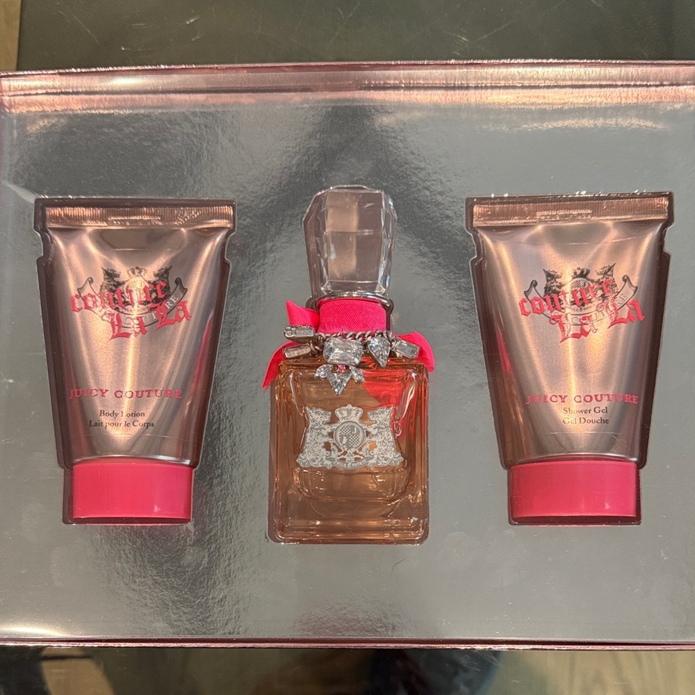 NIB Juicy Couture La La Pink and Black Gift Set - Picture 2 of 4